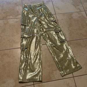 Cargo Pants Sequins